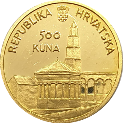 1700. obljetnica Dioklecijanove palače i osnutka grada Splita - 500 kuna