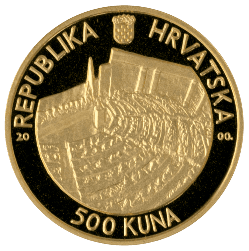 10. obljetnica konstituiranja Hrvatskoga državnog sabora 30. V. 1990. - 30. V. 2000. - 500 kuna - Zlatnik