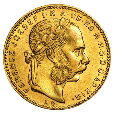 20 mađarskih franaka - 8 forinti